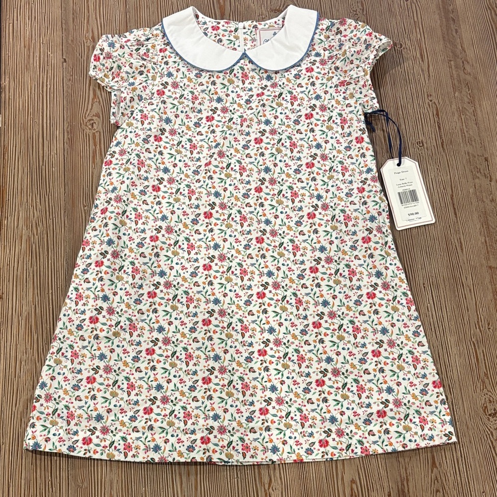 Classic Prep liberty Floral Dress with Peter Pan collar